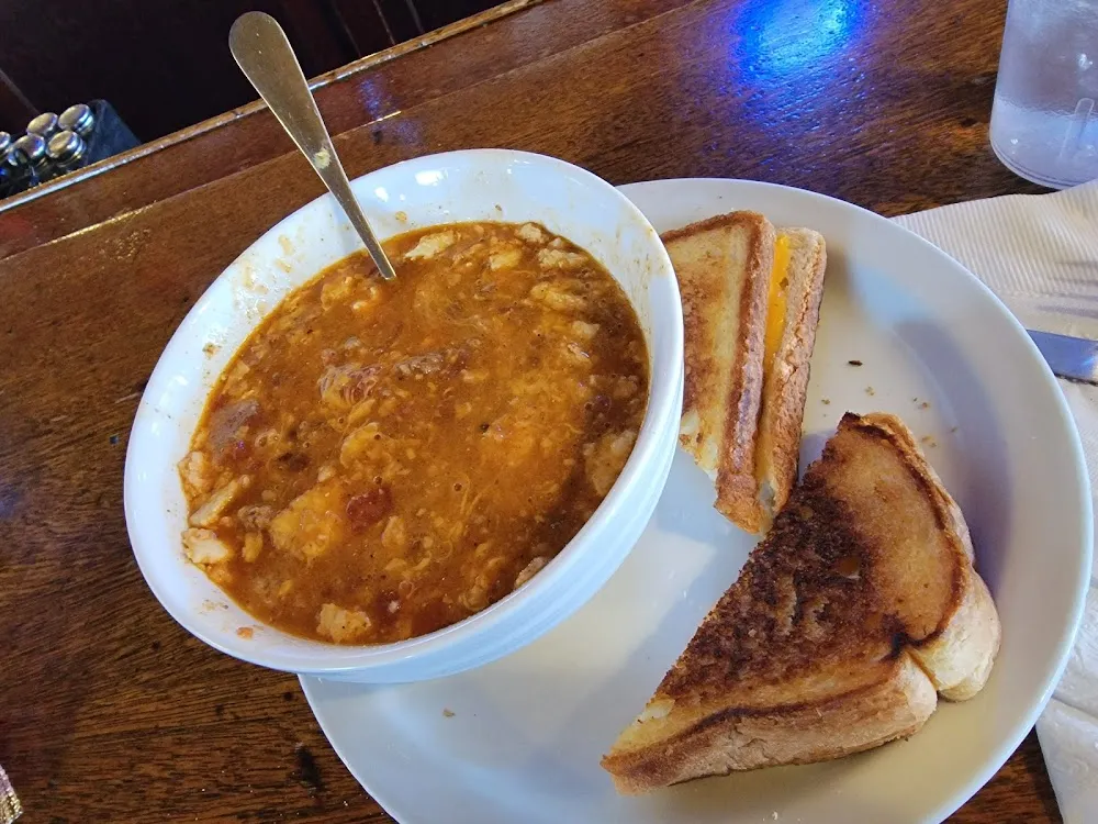 Saturday Grilled Cheese and Chili